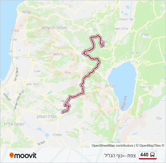 440 Bus Line Map