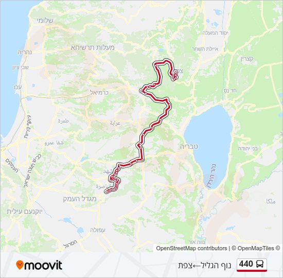 440 Bus Line Map