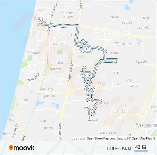 42 Bus Line Map