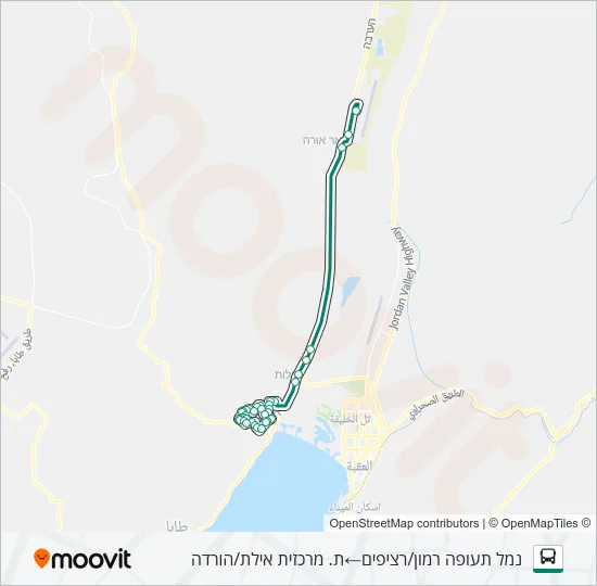 Автобус 31 - הנגשה בהזמנה מראש ♿: карта маршрута