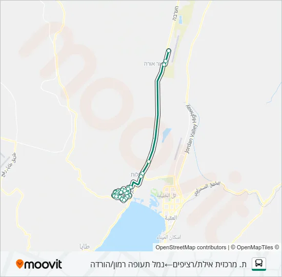 Автобус 31 - הנגשה בהזמנה מראש ♿: карта маршрута