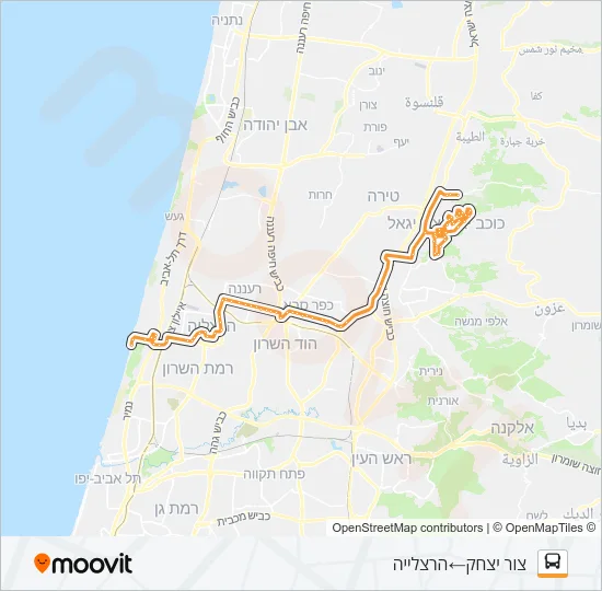 Автобус 228 - הנגשה בהזמנה מראש ♿: карта маршрута