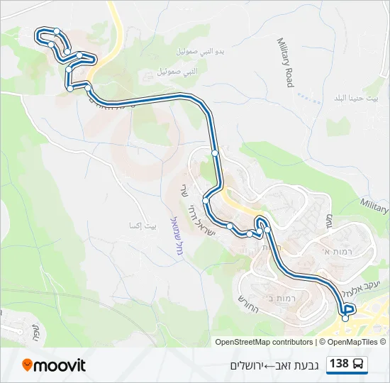 138 Bus Line Map