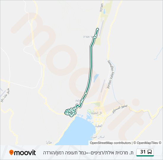 Автобус 31 ♿: карта маршрута