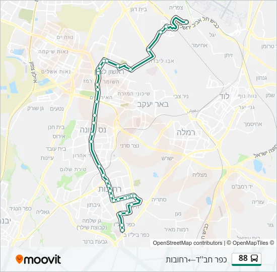 88 ♿ Bus Line Map