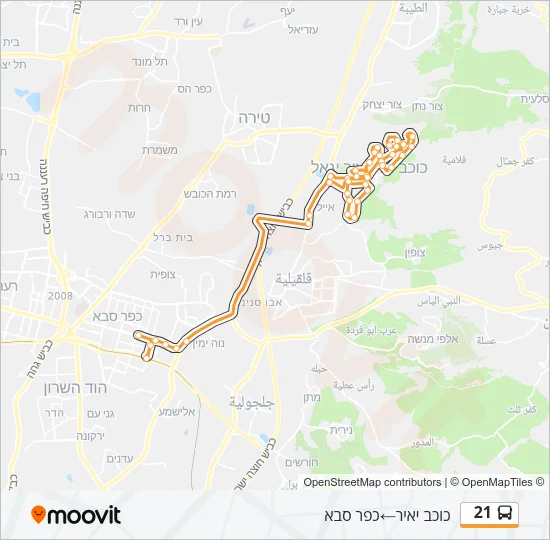 21 ♿ Bus Line Map