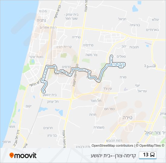 13 ♿ Bus Line Map