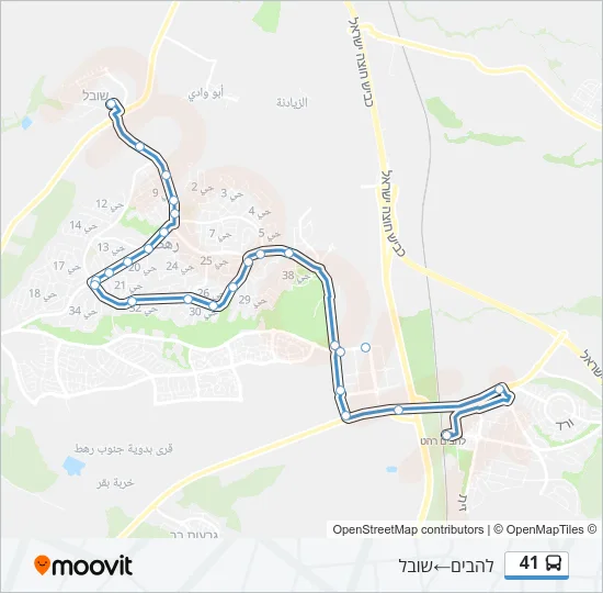 41 ♿ Bus Line Map