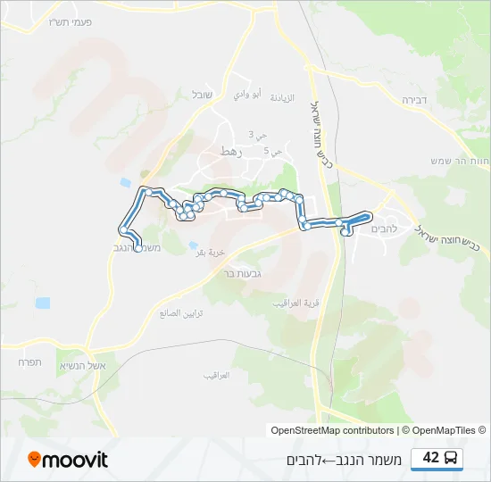 42 ♿ Bus Line Map