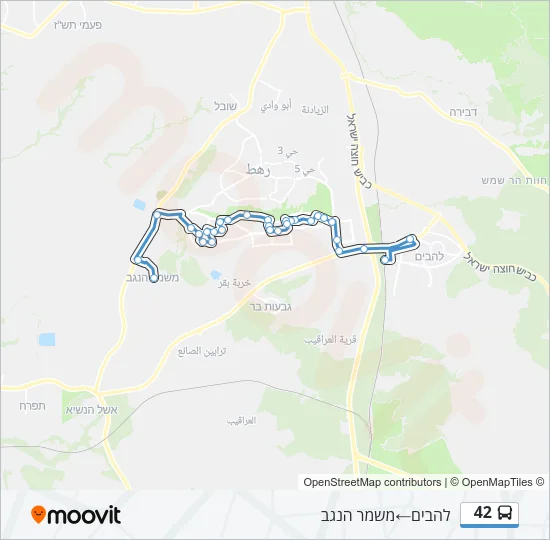 42 ♿ Bus Line Map