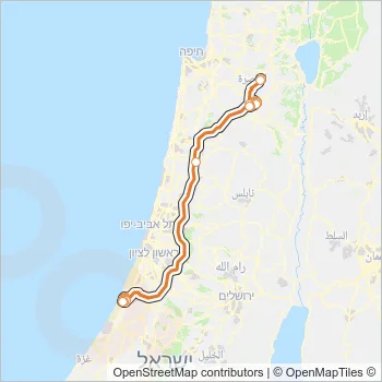 885 Bus Line Map
