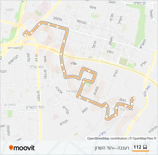 112 Bus Line Map