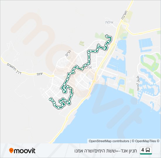 4 Bus Line Map