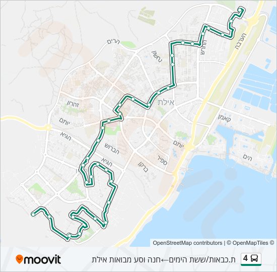4 Bus Line Map