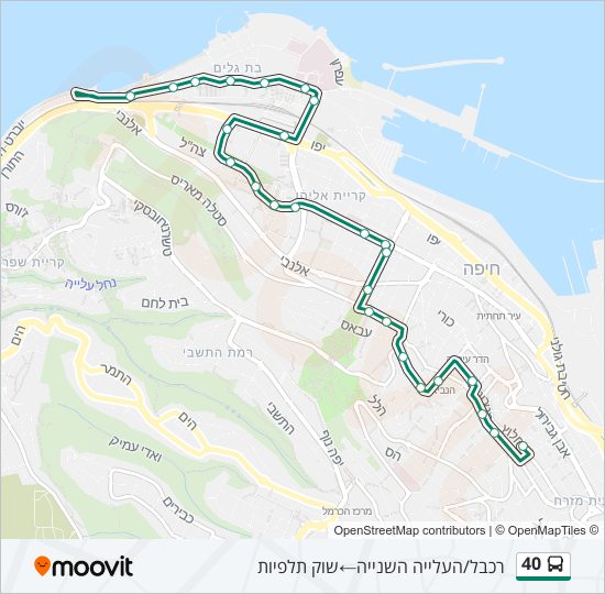 40 bus Line Map