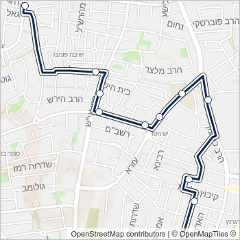 912 Bus Line Map