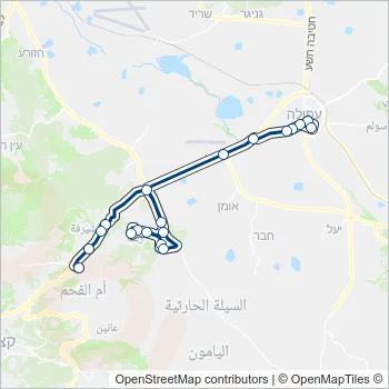 246 Bus Line Map