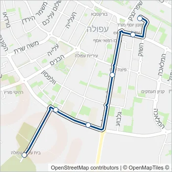 6 Bus Line Map