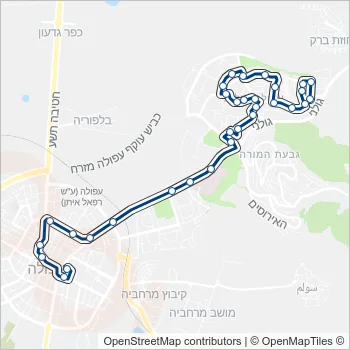 10 Bus Line Map