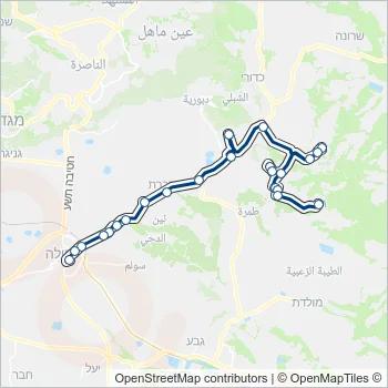 42 Bus Line Map