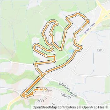 28א Bus Line Map