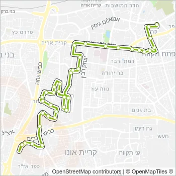 47א Bus Line Map