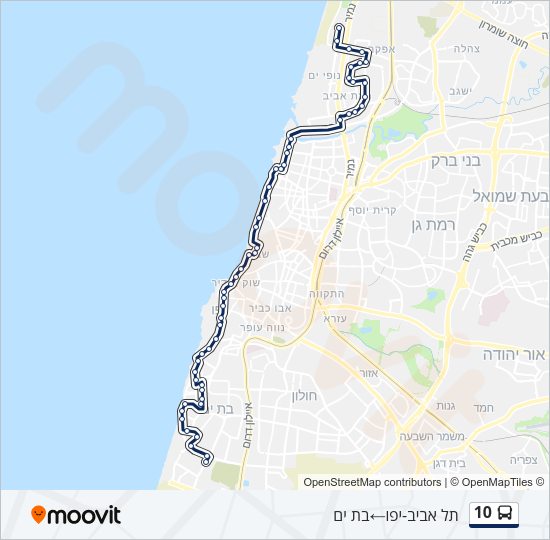 10 Bus Line Map