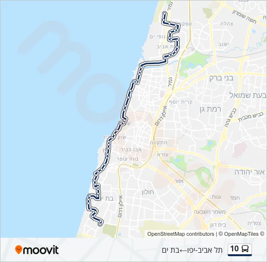10 Bus Line Map