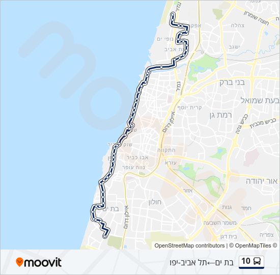 10 Bus Line Map
