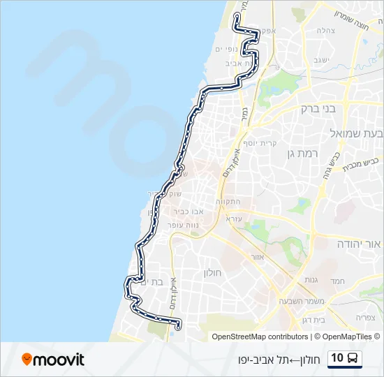 10 Bus Line Map