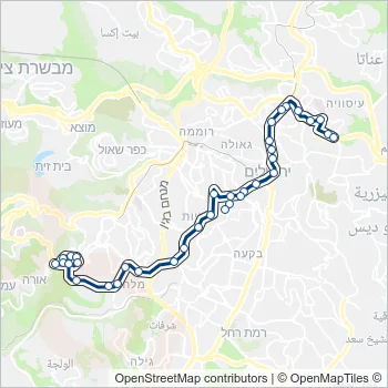 517 Bus Line Map