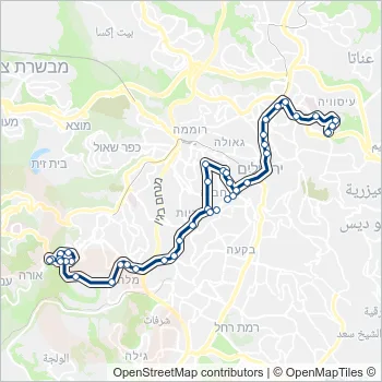 517 Bus Line Map