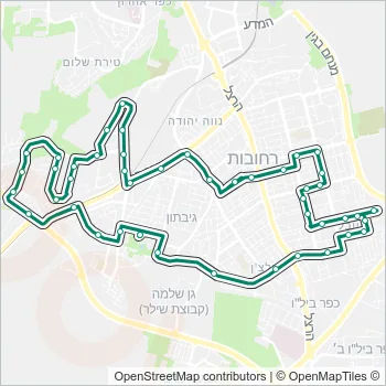 14א Bus Line Map
