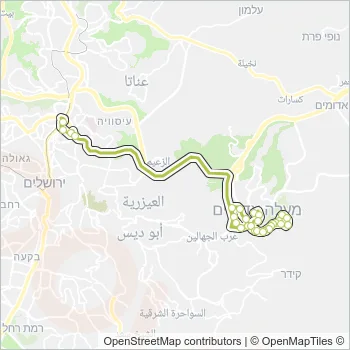 166 Bus Line Map