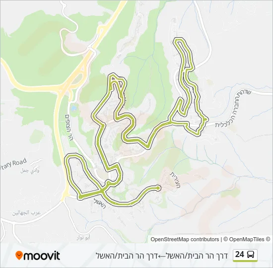 24 Bus Line Map