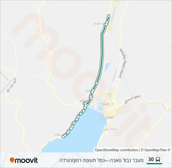30 Bus Line Map