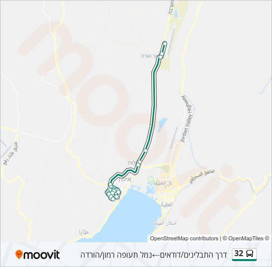 32 Bus Line Map