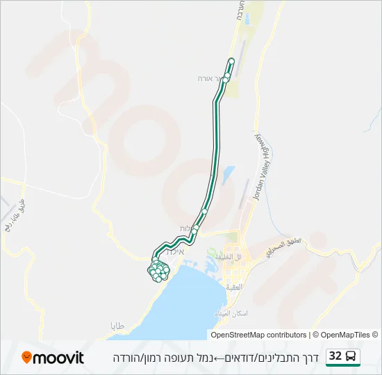 32 Bus Line Map