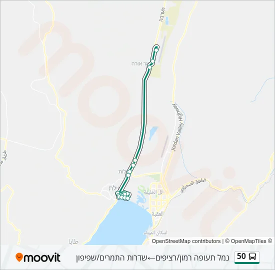 50 Bus Line Map