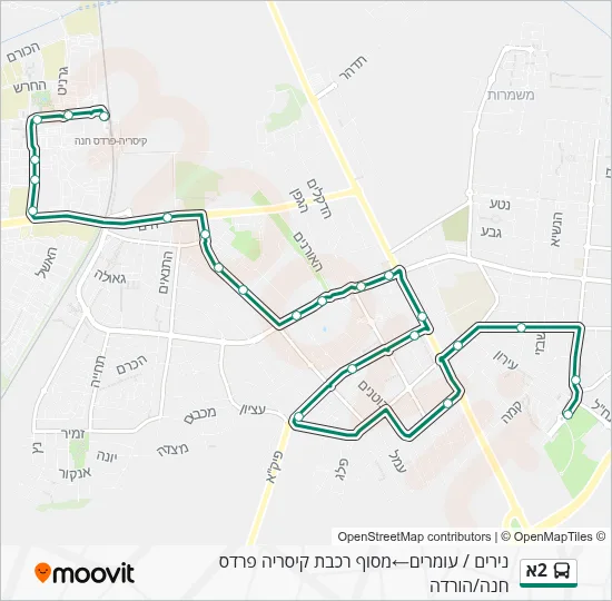 2A Bus Line Map