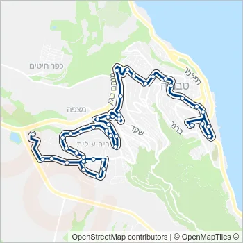 7 Bus Line Map