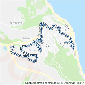 7 Bus Line Map