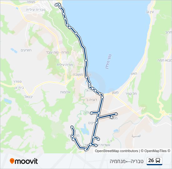 Автобус 26: карта маршрута