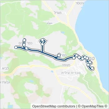 42 Bus Line Map