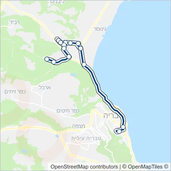 50 Bus Line Map