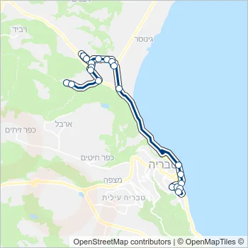 50 Bus Line Map