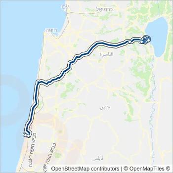 851 Bus Line Map