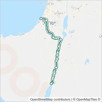383 Bus Line Map