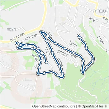 81 Bus Line Map