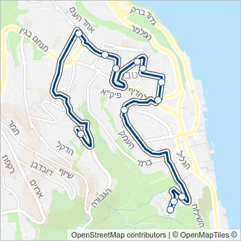 82 Bus Line Map